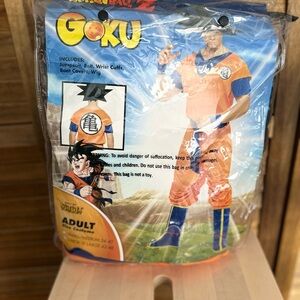 Spirit Dragon Warrior Costume in Orange and Blue